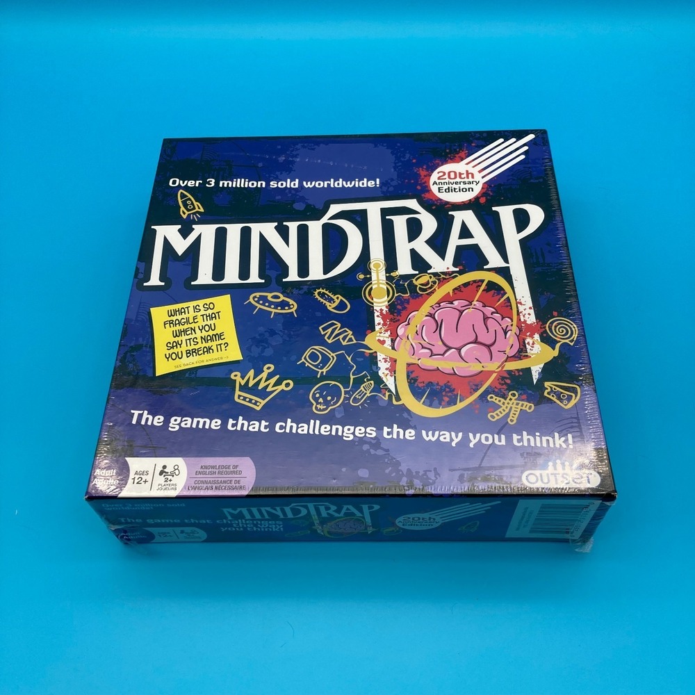 MindTrap 20th Anniversary Edition Board Game Outset Media New Sealed